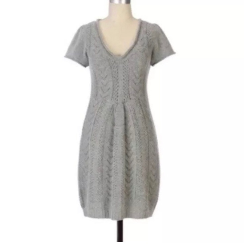 Anthropologie sleeping on snow grey sweater dress